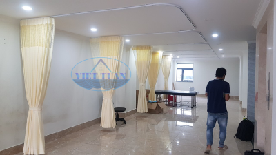 Rèm ngăn giường phòng khám Đông Y - Tân Bình