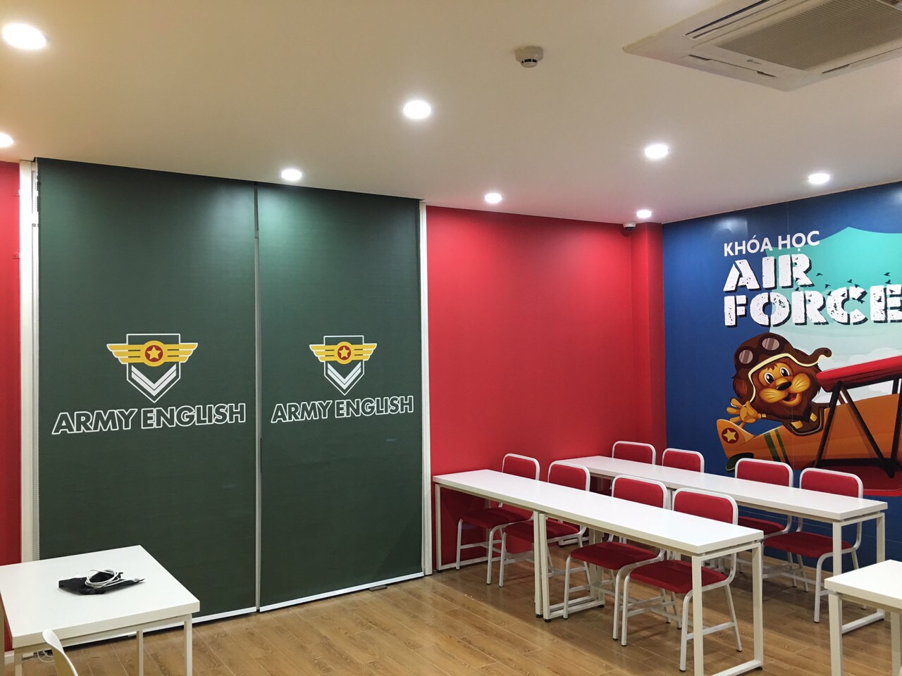 rèm cuốn in logo thương hiệu công ty